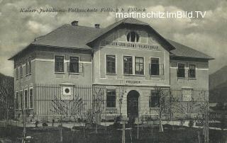 Fellach bei Villach, Kaiser-Jubiläums-Volksschule - alte historische Fotos Ansichten Bilder Aufnahmen Ansichtskarten 