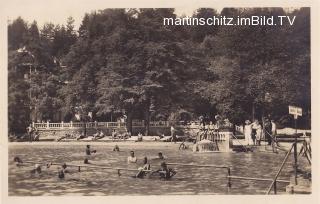Warmbad Villach, Freibad - Villach - alte historische Fotos Ansichten Bilder Aufnahmen Ansichtskarten 