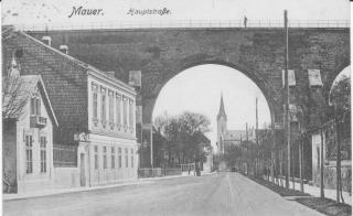 Mauer Hauptstrasse - alte historische Fotos Ansichten Bilder Aufnahmen Ansichtskarten 