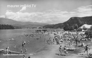 Faakersee - Sandbank - Faak am See - alte historische Fotos Ansichten Bilder Aufnahmen Ansichtskarten 