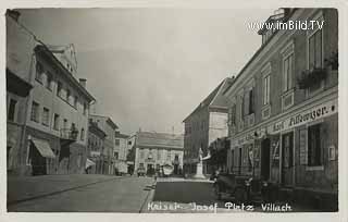 Kaiser Josef Platz - Villach-Innere Stadt - alte historische Fotos Ansichten Bilder Aufnahmen Ansichtskarten 