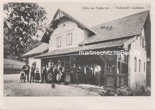 Tschebull's Gasthaus - Egg am Faaker See - alte historische Fotos Ansichten Bilder Aufnahmen Ansichtskarten 