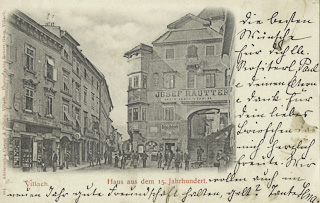 Hauptplatz - Rautterhaus - Villach - alte historische Fotos Ansichten Bilder Aufnahmen Ansichtskarten 