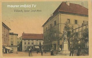 Villach - Kaiser Josef Platz - alte historische Fotos Ansichten Bilder Aufnahmen Ansichtskarten 