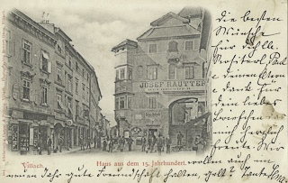 Hauptplatz - Rautterhaus - alte historische Fotos Ansichten Bilder Aufnahmen Ansichtskarten 