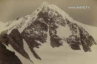 Glockner vom Ködnitzgletscher - Heiligenblut - alte historische Fotos Ansichten Bilder Aufnahmen Ansichtskarten 