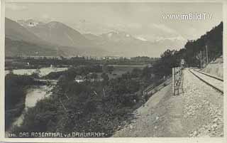 Rosental - Draurampe - alte historische Fotos Ansichten Bilder Aufnahmen Ansichtskarten 