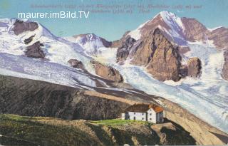 Schaubachhütte - Suldental - alte historische Fotos Ansichten Bilder Aufnahmen Ansichtskarten 