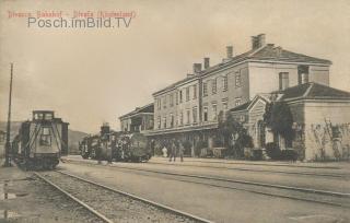 Divacca, Bahnhof - alte historische Fotos Ansichten Bilder Aufnahmen Ansichtskarten 