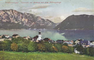 Salzkammergut, Unterarch am Attersee - alte historische Fotos Ansichten Bilder Aufnahmen Ansichtskarten 