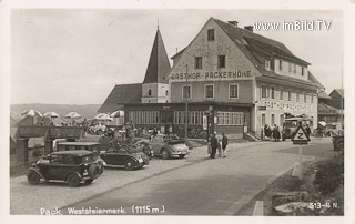 Gasthof Packerhöhe - alte historische Fotos Ansichten Bilder Aufnahmen Ansichtskarten 