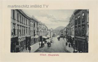 Villach Hauptplatz - Hauptplatz - alte historische Fotos Ansichten Bilder Aufnahmen Ansichtskarten 