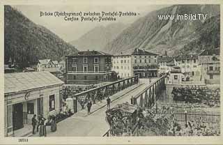 Alte Staatsgrenze in Pontebba - Friaul Julisch Venetien - alte historische Fotos Ansichten Bilder Aufnahmen Ansichtskarten 