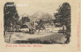 Faakersee Insel - Finkenstein am Faaker See - alte historische Fotos Ansichten Bilder Aufnahmen Ansichtskarten 