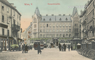 Margarethenplatz - alte historische Fotos Ansichten Bilder Aufnahmen Ansichtskarten 