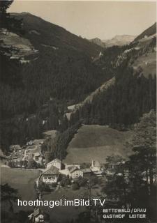 Mittewald, Gasthof Leiter - Assling - alte historische Fotos Ansichten Bilder Aufnahmen Ansichtskarten 