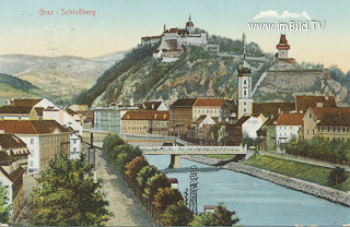 Graz - Schlossberg - Steiermark - alte historische Fotos Ansichten Bilder Aufnahmen Ansichtskarten 