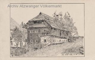 Eisentratten Hans Gassers Geburtshaus - Kärnten - alte historische Fotos Ansichten Bilder Aufnahmen Ansichtskarten 