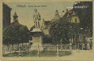 Hans Gasser Denkmal - Europa - alte historische Fotos Ansichten Bilder Aufnahmen Ansichtskarten 