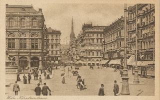 Kärntnerstrasse - Wien - alte historische Fotos Ansichten Bilder Aufnahmen Ansichtskarten 