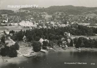 Krumpendorf Bad Stich - Krumpendorf - alte historische Fotos Ansichten Bilder Aufnahmen Ansichtskarten 