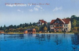 Velden - Villa Morak und Villa am Hügel - Velden am Wörther See - alte historische Fotos Ansichten Bilder Aufnahmen Ansichtskarten 