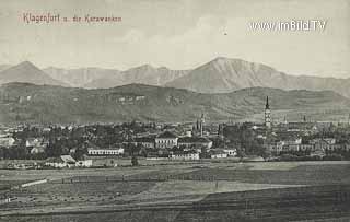 Klagenfurt mit Karawanken - Klagenfurt(Stadt) - alte historische Fotos Ansichten Bilder Aufnahmen Ansichtskarten 