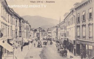 Villach Hauptplatz - Hauptplatz - alte historische Fotos Ansichten Bilder Aufnahmen Ansichtskarten 