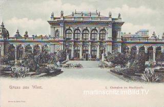 Wien, Cursalon im Stadtpark - Wien,Innere Stadt - alte historische Fotos Ansichten Bilder Aufnahmen Ansichtskarten 