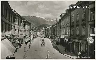 Villach - Hauptplatz - Villach - alte historische Fotos Ansichten Bilder Aufnahmen Ansichtskarten 