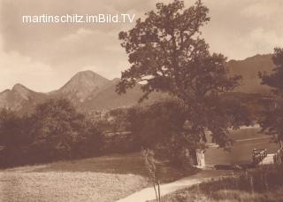 Faakersee Insel, Blick zum Landungssteg,  - Finkenstein am Faaker See - alte historische Fotos Ansichten Bilder Aufnahmen Ansichtskarten 