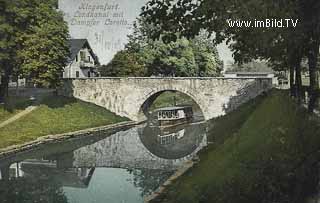 Lendkanal + Dampfer Loretto - Kärnten - alte historische Fotos Ansichten Bilder Aufnahmen Ansichtskarten 