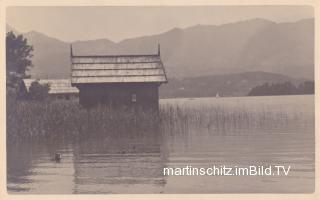 Egg am See, Boots - und Badehaus - Egg am Faaker See - alte historische Fotos Ansichten Bilder Aufnahmen Ansichtskarten 