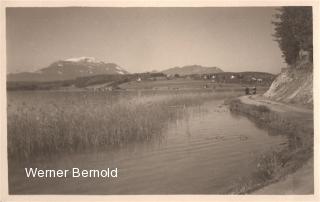 Egg am See, Blick über die Scalca - Egg am Faaker See - alte historische Fotos Ansichten Bilder Aufnahmen Ansichtskarten 