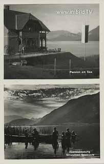 Jausenstation Seefriede - Kärnten - alte historische Fotos Ansichten Bilder Aufnahmen Ansichtskarten 