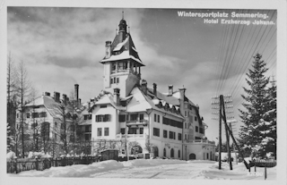 Wintersportplatz, Semmering - alte historische Fotos Ansichten Bilder Aufnahmen Ansichtskarten 