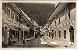 Friesach - Bahnhofstraße mit Geschäften - Friesach - alte historische Fotos Ansichten Bilder Aufnahmen Ansichtskarten 