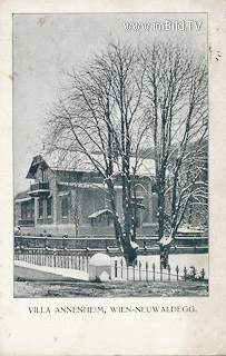 Villa Annenheim in Neuwaldegg - Wien - alte historische Fotos Ansichten Bilder Aufnahmen Ansichtskarten 