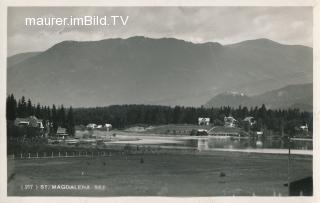 St. Magdalen See mit Görlitzen - Villach - alte historische Fotos Ansichten Bilder Aufnahmen Ansichtskarten 