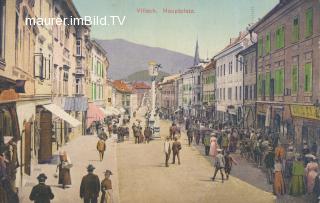 Hauptplatz Villach - Kärnten - alte historische Fotos Ansichten Bilder Aufnahmen Ansichtskarten 