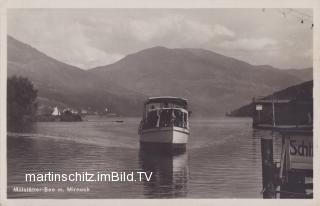 Millstättersee mit Aribo  - Kärnten - alte historische Fotos Ansichten Bilder Aufnahmen Ansichtskarten 