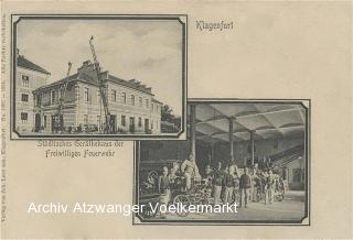 2 Bild Klagenfurt, FF - Klagenfurt am Wörthersee - alte historische Fotos Ansichten Bilder Aufnahmen Ansichtskarten 