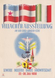 Werbekarte, Villacher Ausstellung  - Oesterreich - alte historische Fotos Ansichten Bilder Aufnahmen Ansichtskarten 