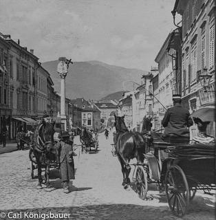 Hauptplatz. Blick nach N - Villach-Innere Stadt - alte historische Fotos Ansichten Bilder Aufnahmen Ansichtskarten 