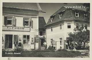 St. Jakob - Gemischtwarenhandlung Frank - Europa - alte historische Fotos Ansichten Bilder Aufnahmen Ansichtskarten 