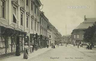 Neuer Platz - Kasernengasse - Kärnten - alte historische Fotos Ansichten Bilder Aufnahmen Ansichtskarten 