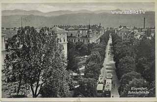 Bahnhofstrasse - alte historische Fotos Ansichten Bilder Aufnahmen Ansichtskarten 