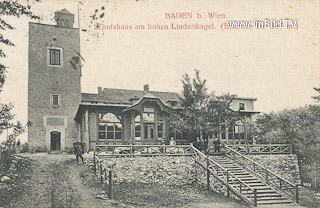 Schutzhaus am hohen Lindenkogel - Baden - alte historische Fotos Ansichten Bilder Aufnahmen Ansichtskarten 