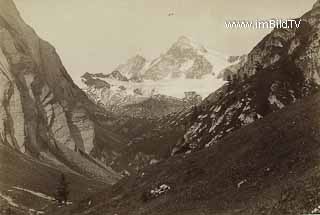 Glockner vom Ködnitzthal - Europa - alte historische Fotos Ansichten Bilder Aufnahmen Ansichtskarten 