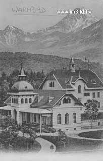 Warmbad Villach - Restaurant - alte historische Fotos Ansichten Bilder Aufnahmen Ansichtskarten 